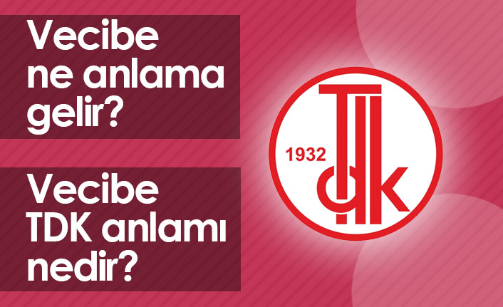 Vecibe Ne Demektir? Vecibe TDK Anlamı Nedir?