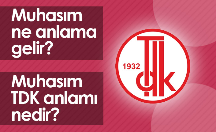 Muhasım Ne Demek? Muhasım TDK Anlamı Ne?