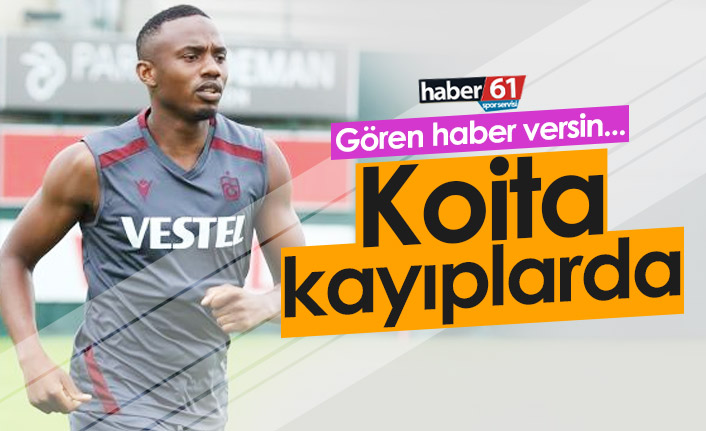 Trabzonspor'da Koita kayıplarda!