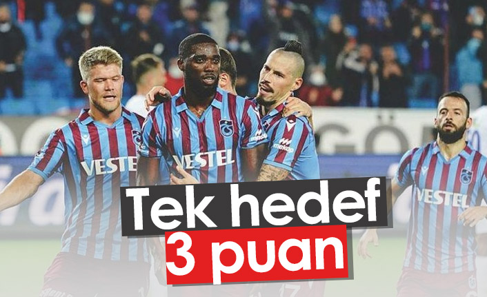 Trabzonspor'da Beşiktaş karşılaşmasında tek hedef 3 puan