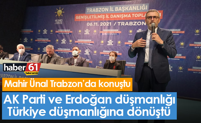 AK Partili Mahir Ünal Trabzon’da