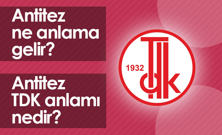 Antitez Ne Demektir? Antitez TDK Anlamı Nedir?