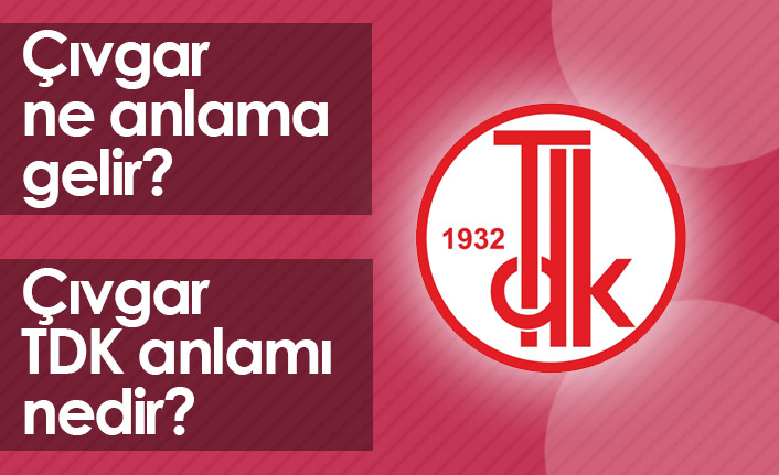 Çıvgar Ne Demek? Çıvgar TDK Anlamı Ne?