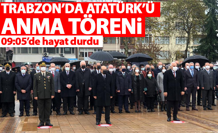 Trabzon’da Atatürk törenlerle anılıyor