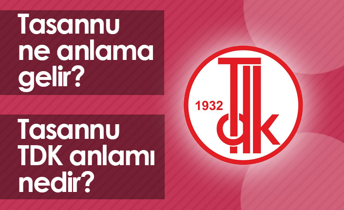 Tasannu Ne Demektir? Tasannu TDK Anlamı Nedir?