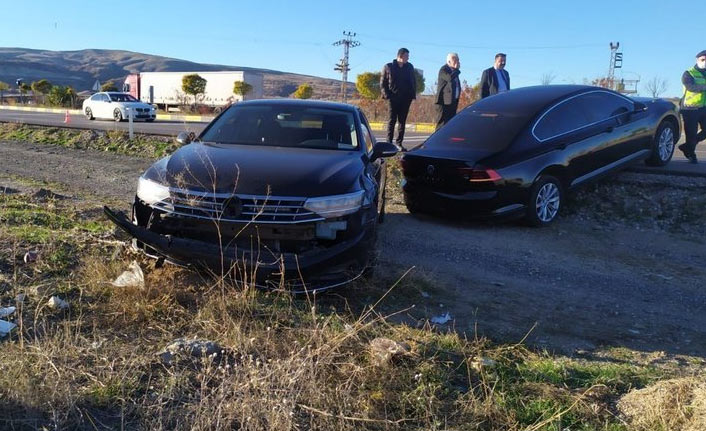 İYİ Parti lideri Akşener'in konvoyunda korkutan kaza