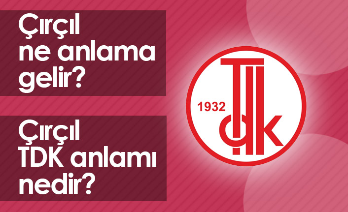 Çırçıl Ne Demek? Çırçıl TDK Anlamı Ne?
