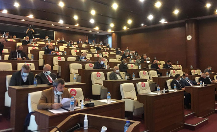 Trabzon Büyükşehir Belediyesi Meclisi'nde 13 madde görüşüldü