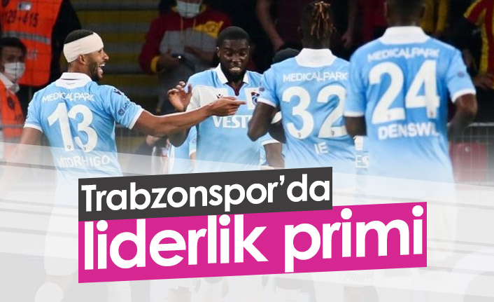 Trabzonspor'da liderlik primi tatil