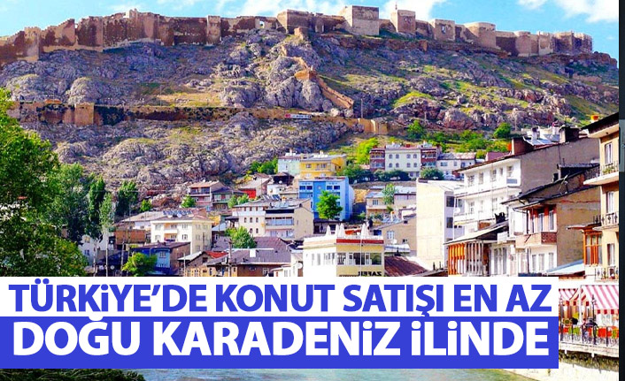 En az konut satışı Doğu Karadeniz ilinde