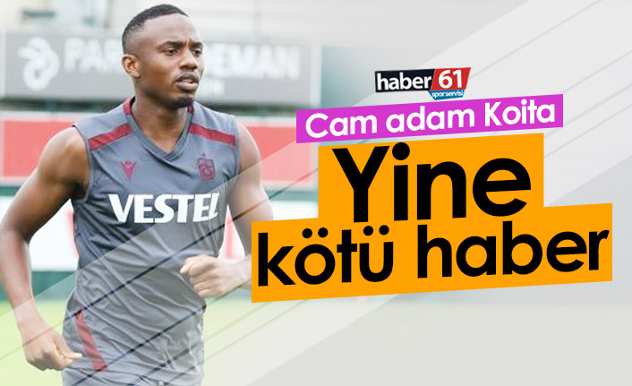 Trabzonspor'da Koita klasiği! Yine sakatlandı