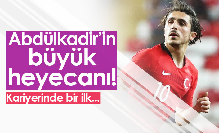 Abdülkadir Ömür'ün kariyerinde bir ilk!