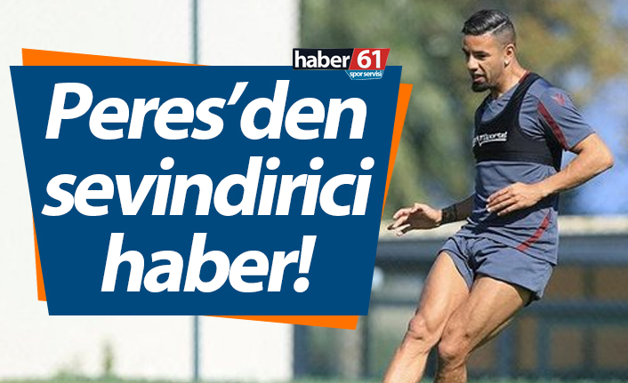 Peres’den sevindirici haber