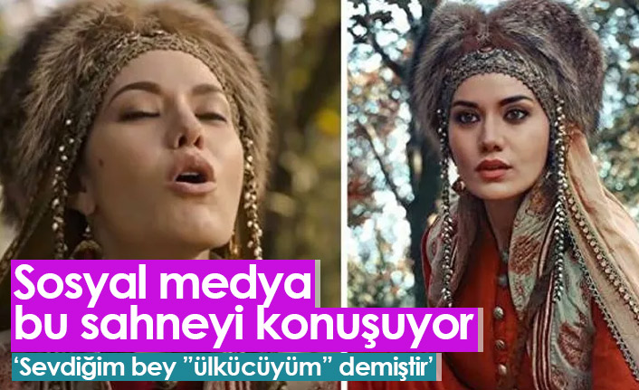 Fahriye Evcen'in uluma sahnesi olay oldu