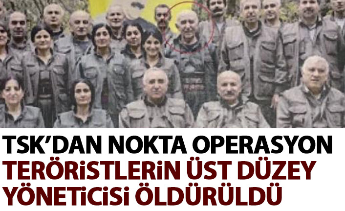 Terör örgütü PKK'nın üst düzey yöneticisi öldürüldü