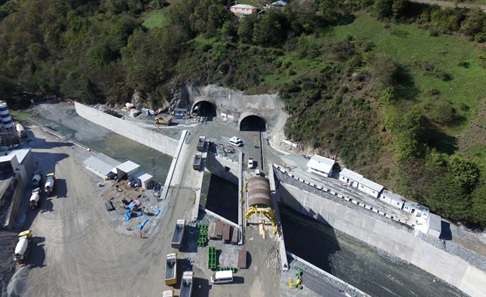 Zigana tünelinde sona doğru! 350 metre kaldı