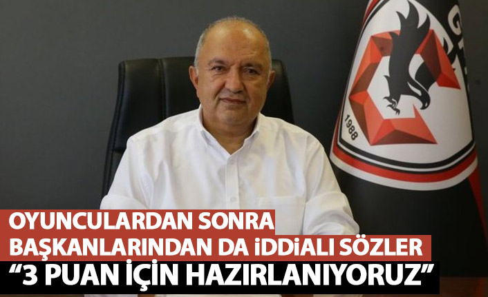 Trabzonspor maçı öncesi oyunculardan sonra başkandan da iddialı sözler: 3 puan için hazırlanıyoruz