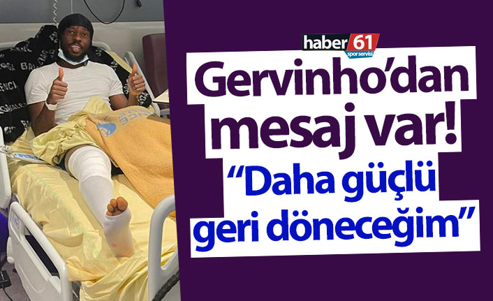 Gervinho’dan mesaj var! “Daha güçlü geri döneceğim” 