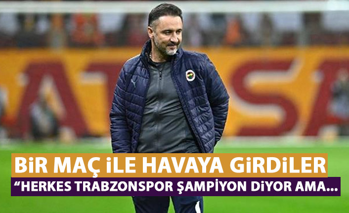 Fenerbahçe bir maçla havaya girdi! Trabzonspor'u anmadan edemediler