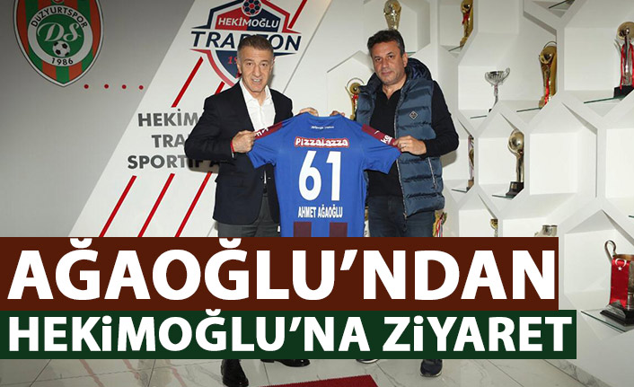 Ağaoğlu'ndan Hekimoğlu'na ziyaret