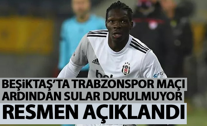 Beşiktaş resmen açıkladı! Trabzonspor maçı sonrası...