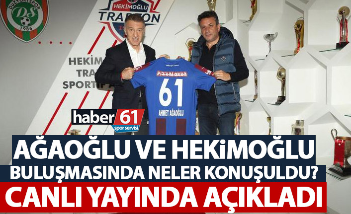 Hekimoğlu ile Ağaoğlu kahvaltıda ne konuştu? Canlı yayında açıkladı