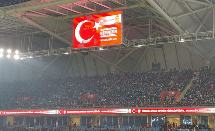 Trabzon şehidini unutmadı