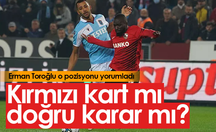 Erman Toroğlu yorumladı; Hugo'nun pozisyonu kırmızı kart mı?