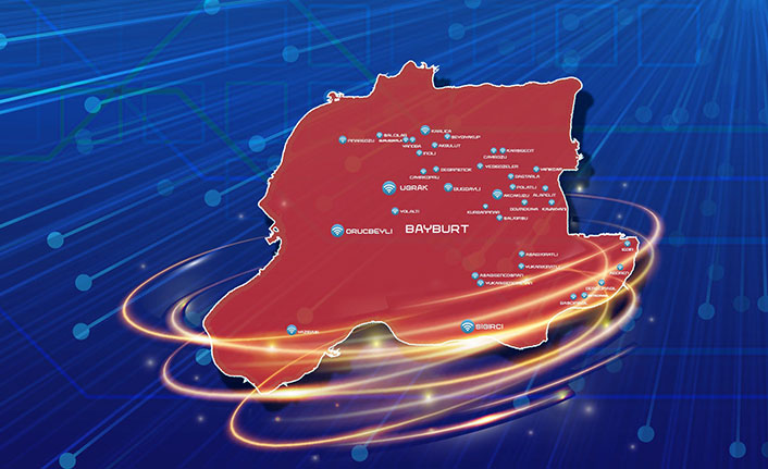 Bayburt’ta 37 köye fiber altyapı