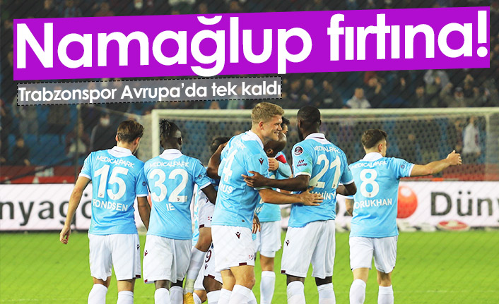 Avrupa'nın namağlup tek takımı Trabzonspor