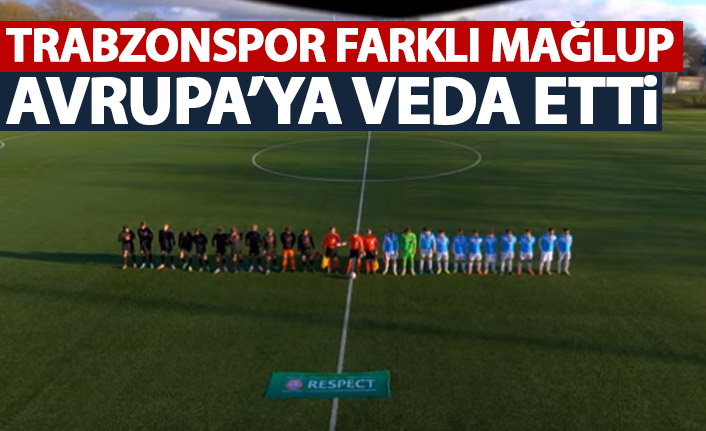 Trabzonspor farklı mağlup!