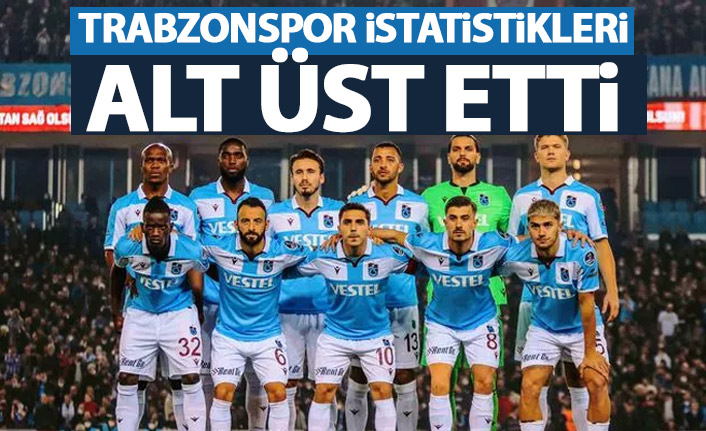 Trabzonspor istatistikleri alt üst etti