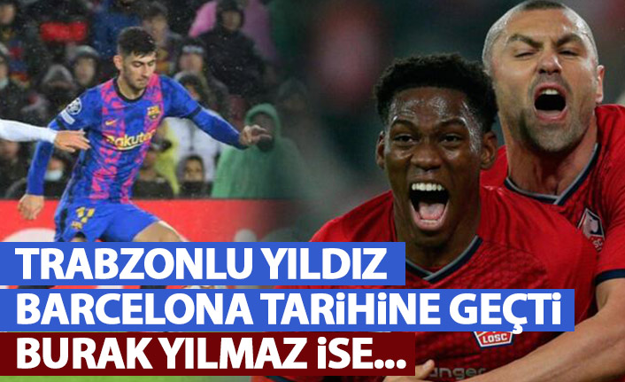 Trabzonlu yıldız Barcelona tarihine geçti