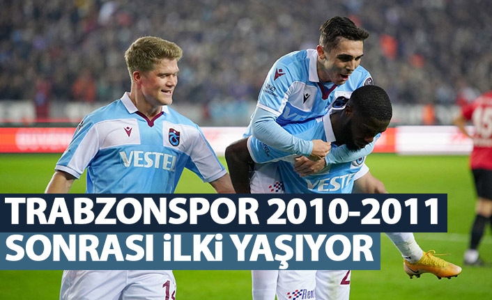 Trabzonspor 2010 - 2011'den sonra bir ilki yaşıyor