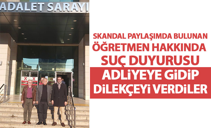 Trabzon'da öğretmenin paylaşımı için savcılığa suç duyurusu!