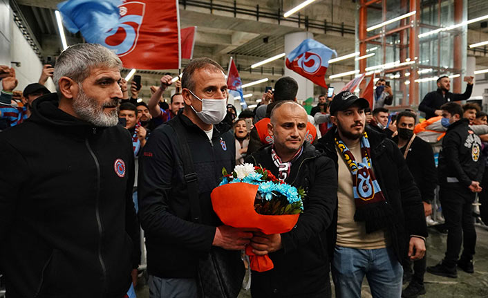 Trabzonspor’a coşkulu karşılama