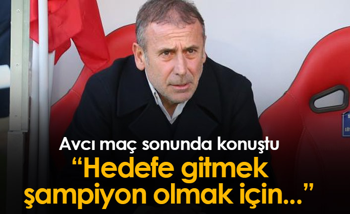 Avcı: Hedefe gitmek şampiyon olmak için...