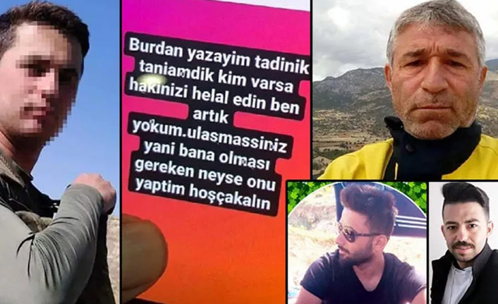 Amcası ve kuzenlerini katlettikten sonra mesaj paylaştı