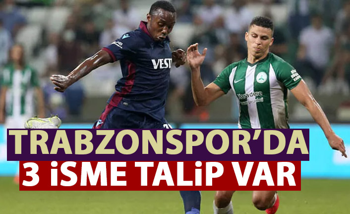 Trabzonspor'da Koita, Yunus ve Trondsen için transfer gelişmesi