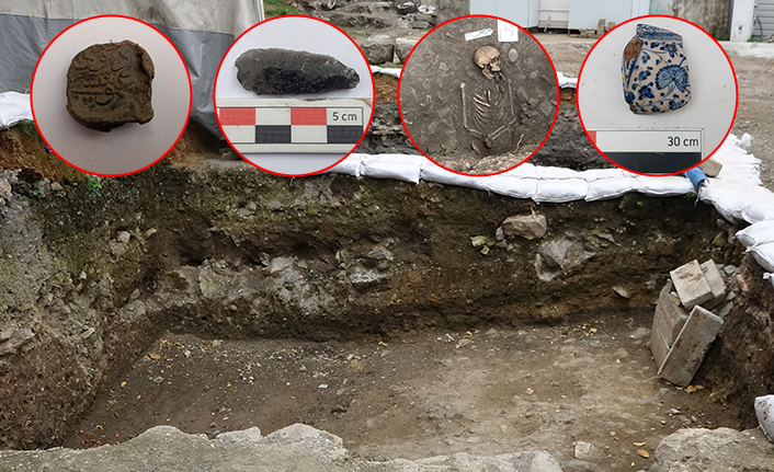 Trabzon'da sur kazılarında tarih fışkırıyor