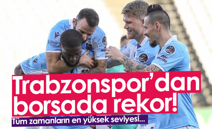 Trabzonspor tüm zamanların en yüksek seviyesinde