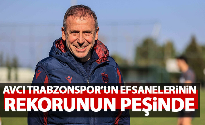 Abdullah Avcı, Trabzonspor efsanelerinin rekoruna koşuyor