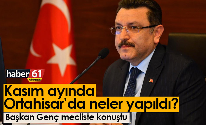 Ortahisar'da kasım ayında neler yapıldı?