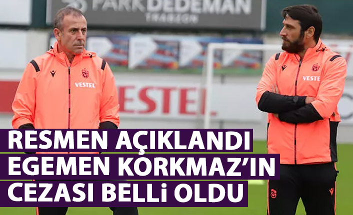 Egemen Korkmaz'ın cezası belli oldu! TFF'den açıklama
