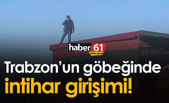 Trabzon Meydan'da intihar girişimi