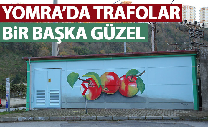 Yomra'da trafolar bir başka güzel