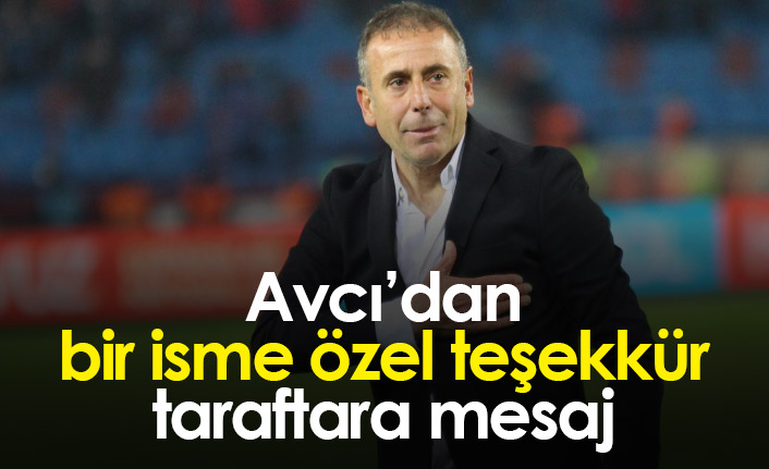 Abdullah Avcı: “Savunmayı da hücumu da taraftarla birlikte yapıyoruz”