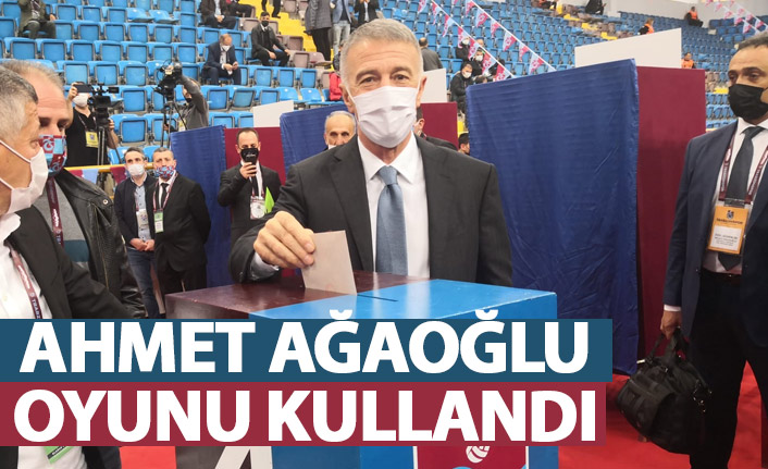Ahmet Ağaoğlu salona geldi! Oyunu kullandı