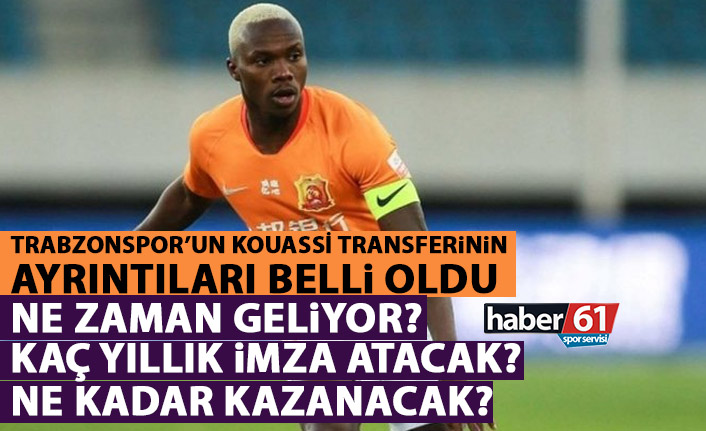 Trabzonspor'un Kouassi transferinde detaylar belli oldu! Ne zaman geliyor?