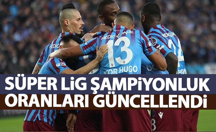 Şampiyonluk oranları güncellendi! Trabzonspor...